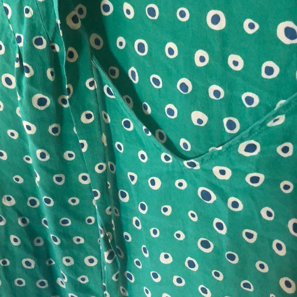 Green peasant top - Picture 2 of 4